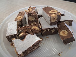 <i>Torrone Nurzia</i> Type of nougat from Abruzzo, Italy