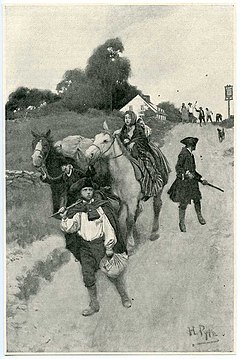 British Loyalists fleeing to British Canada as depicted in this early 20th century drawing Tory Refugees by Howard Pyle.jpg