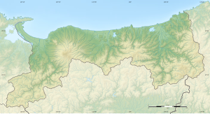 船上山の位置（鳥取県内）