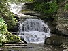 Waterfalls at Robert H. Treman State Park.