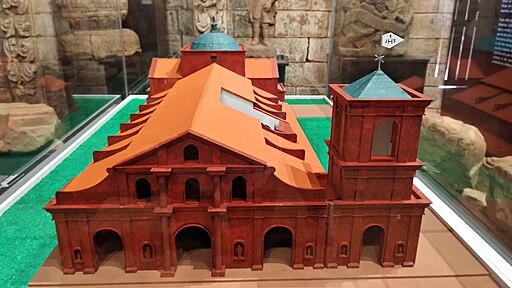 Modell der Kirche von La Santísima Trinidad de Paraná. Trinidad maqueta