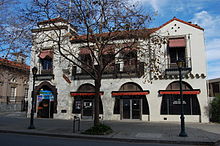 The Veterans Memorial Building.