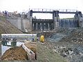 Oprava malé vodní elektrárny na Olšavě – prosinec 2006