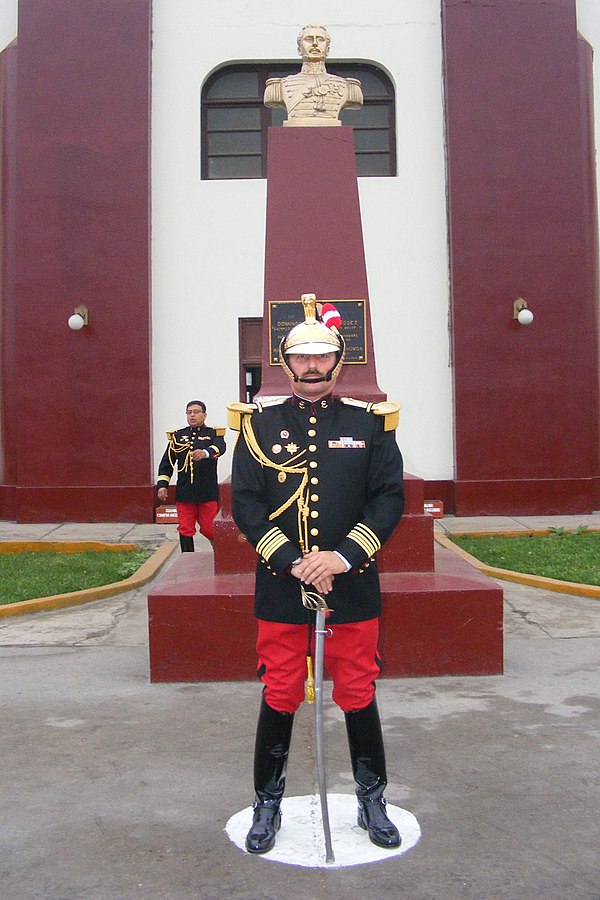 Peruvian dragoon guard.