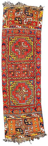 An Uzbek Napramach, late 19th century. Size: about 130 x 40 cm. Uzbek Napramach.jpg