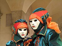 Masques au carnaval de Venise