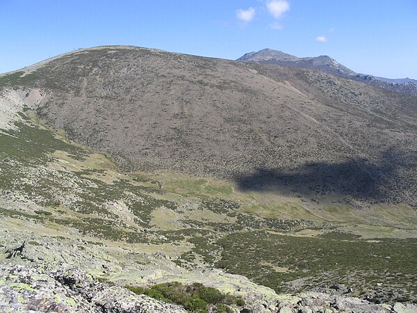 View of the watershed of the Ventisquero de la Condesa