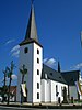 Außenansicht der Kirche St. Maria Immaculata in Kaunitz