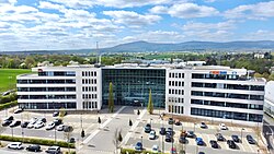 Verwaltungssitz der Raiffeisenbank im Hochtaunus in Bad Homburg vor der Höhe