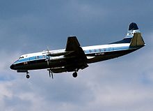 Vickers Viscount der BMA, 1982 (ex Lufthansa D-ANAC)