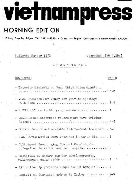 File:Vietnam Press Morning Edition - Bulletin Number 4772 (1969-02-06).pdf