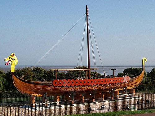 Viking longboat replica in Ramsgate, Kent