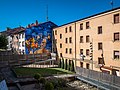* Nomination City Walls Garden in the Old Town, mural on a building. Vitoria-Gasteiz, Basque Country, Spain --Basotxerri 14:38, 24 August 2017 (UTC) * Promotion Quality high enough for Q1 --Michielverbeek 17:36, 24 August 2017 (UTC)