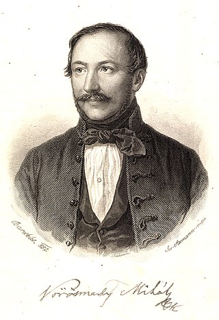 <span class="mw-page-title-main">Mihály Vörösmarty</span> Hungarian poet and dramatist