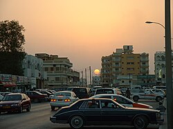 Rua em Salalah no início dos anos 2000