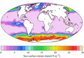 WOA 2009 sea surface nitrate