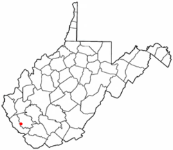 Ubicación de Mallory, West Virginia