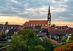 A igreja paroquial católica de Waibstadt.