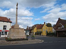 Holt, the fourth-largest town in the district War Memorial, Holt - geograph.org.uk - 3330824.jpg