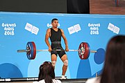 Deutsch: Gewichtheben bei den Olympischen Jugendspielen 2018; Tag 2, 10. Oktober 2018; Jungen 62 kg English: Weightlifting at the 2018 Summer Youth Olympics at 8 October 2018 – Boys' 62 kg