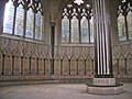 The walls of the chapter house have fifty-one niches for seating.