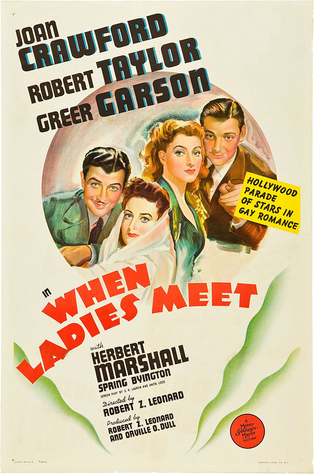 Description de l'image When Ladies Meet 1941 poster.jpg.