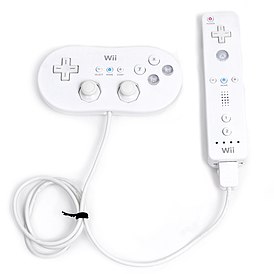 Classic Controller подключён к Wii Remote