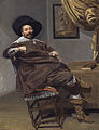 Painting of Willem van Heythuijsen by Frans Hals, a copy of which hung in the hofje