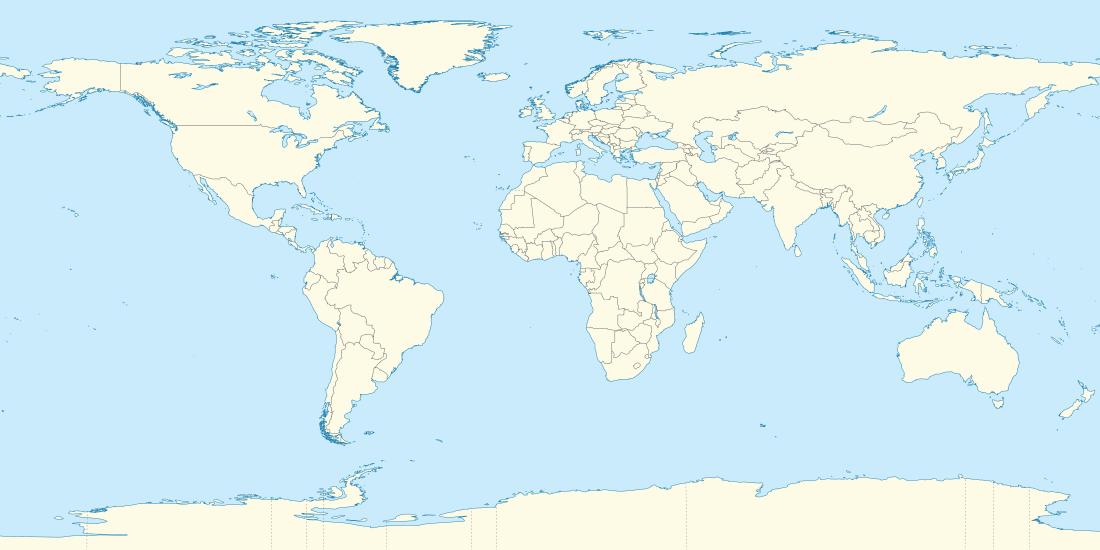 قائمة نهائيات كأس العالم على خريطة Earth