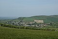 Wroxall, Isle of Wight, seen from the top of Rew Down.