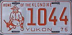 Yukon 1975 lisensi plate.jpg