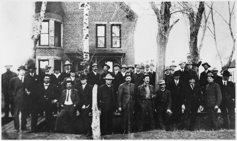 File:"1907 Ranger Meeting, Monte Vista, Colorado" - NARA - 293475.tif