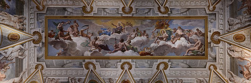 File:"Council of the Gods" in Galleria Borghese (Rome) ceiling.jpg