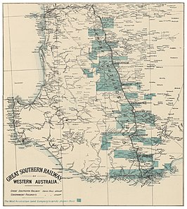 Great Southern Railway op de kaart