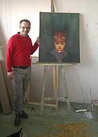 Červený kocour, 80 x 100 cm, 2011