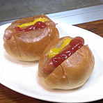 Miniature hot dogs in Japan