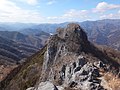 西岳山頂から神流町方面を望む