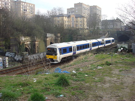 A refurbished Class 165 unit near South Hampstead