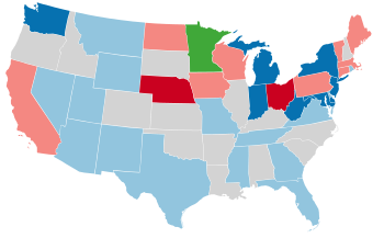 1922 Az Egyesült Államok szenátusi választási eredményei map.svg