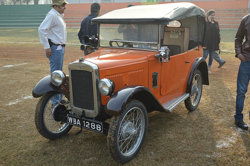 File:1932 Austin Seven - 7 hp - 4 cyl - WBA 1288 - Kolkata 2018-01-28 0589.JPG