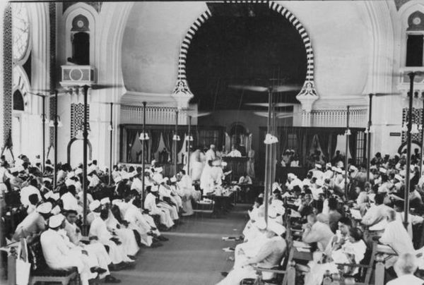 Legislative Assembly session of Madras Presidency in Senate House, 1937