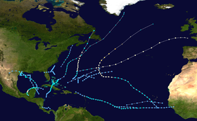 imagem ilustrativa de artigo Temporada de furacões no oceano Atlântico de 1973