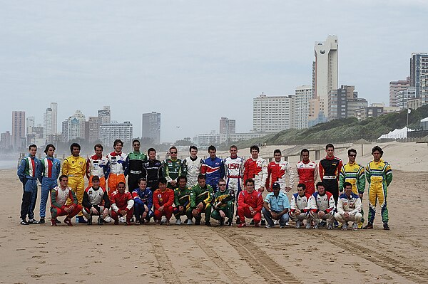 Drivers in attendance at the Durban round.