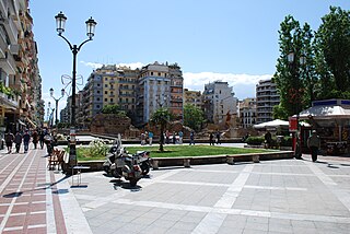 <span class="mw-page-title-main">Navarinou Square</span> Square in Thessaloniki, Greece