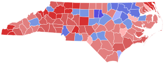 2020 United States Senate election in North Carolina results map by county.svg