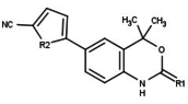 Figure 10: 6-(5-cyanopyrrol-2-yl) benzoxazine- 2-thiones 6-(5-cyanopyrrol-2-yl) benzoxazine- 2-thiones, a class of potent and selective PR agonists.png