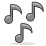 Fayl:689-musical-notes.svg üçün miniatür