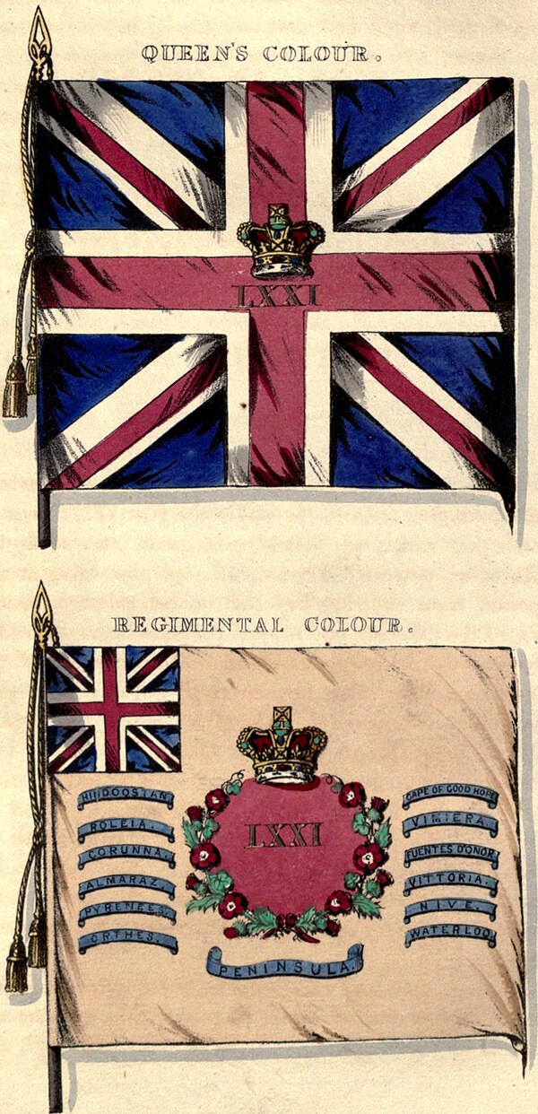 Regimental colours