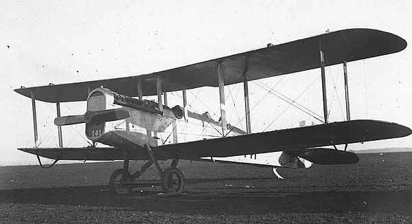 An 8th Surveillance Squadron Dayton-Wright DH-4. The DH-4 was the mainstay of the Army Air Service throughout the 1920s.