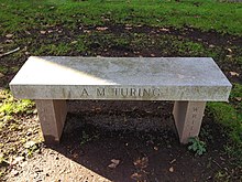 A. M. Turing bench, Carnegie Mellon University, Pittsburgh PA, USA.jpg